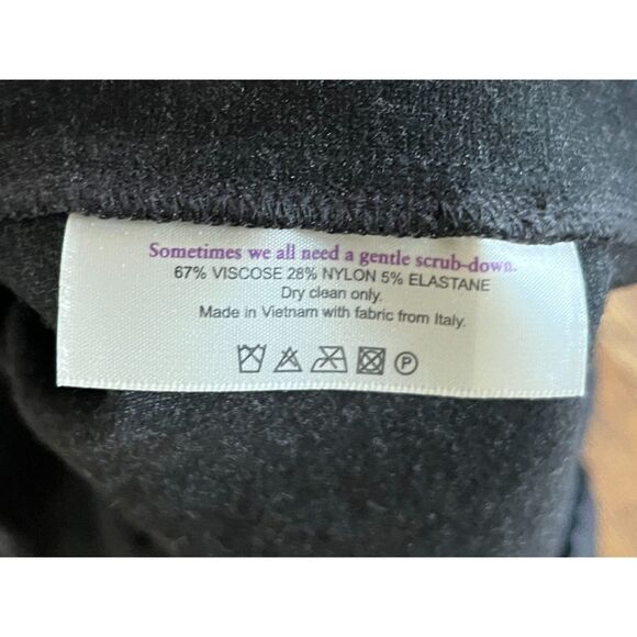 M.M. LAFLEUR New York Black Shift Midi Dress   Women's Size 12 - Picture 5 of 8